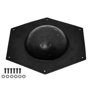 Hexagonal Hand-Forged Shield Umbo - Medieval Steel Boss