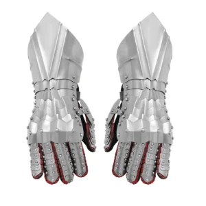Medieval Steel Gothic Articulated Gauntlets Finger & Wrist Armor