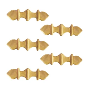 Pure Solid Brass Elite Belt Mounts Set of 5 Functional Accessory