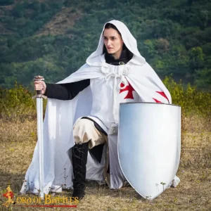 Medieval Heater Shield - Customizable Steel Shield Blank