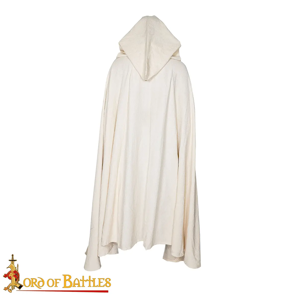 13th Century Teutonic Crusader Hooded Cape - Cotton Cloak with Cross 13th Century Teutonic Crusader Hooded Cape - Cotton Cloak with Cross - Image 10