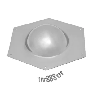 Roman Shield Boss for Rectangular Scutum Handmade Steel Umbo