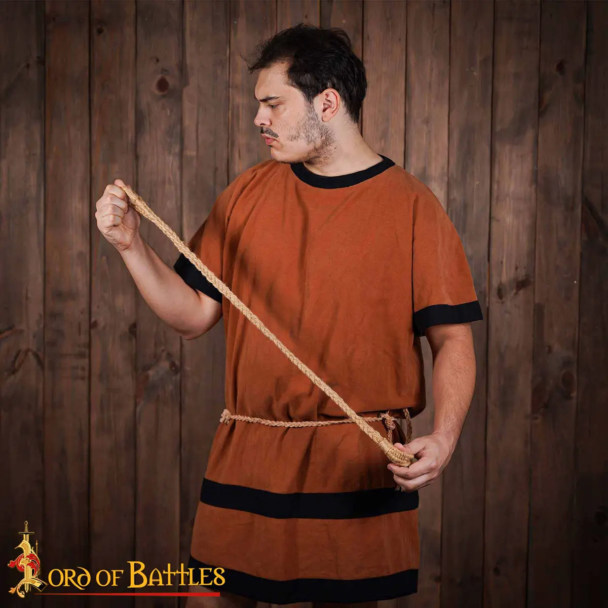 Roman Sling - Hand Braided Jute Historical Slingshot Roman Sling - Hand Braided Jute Historical Slingshot - Image 6