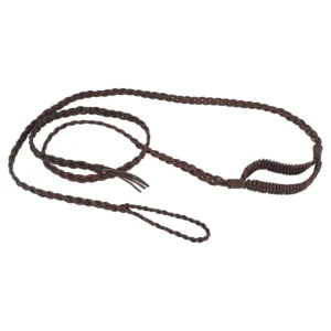 Medieval Balearic Sling, Genuine Leather Hand-Braided Shepherd’s Sling LARP and Target Practice
