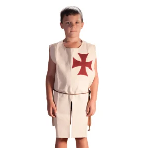 Medieval Templar Cotton Surcoat Tabard for Juniors