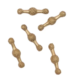 Medieval Solid Brass Mounts Set of 5 Decorative Fittings