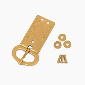 Late Medieval Brass Buckle with Geometric Decoration 14th–15th Century