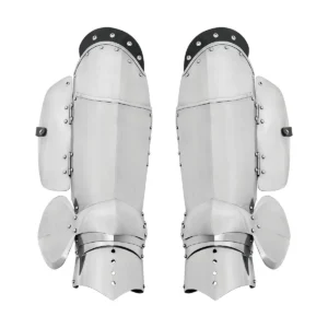 Leg Armor Set / Cuisse and Poleyn – 16 Gauge Steel
