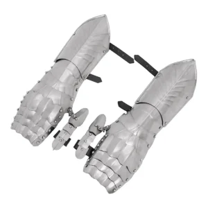 Late Medieval Gothic Knight Gauntlets 16 gauge