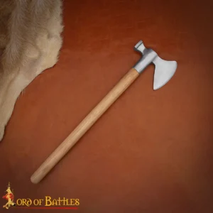 Late Medieval Hammer Hatchet – Carbon Steel With Wood Handle