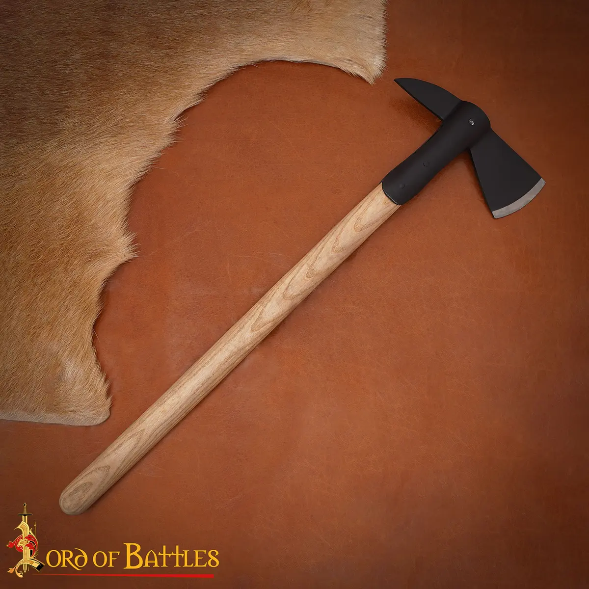Tomahawk Forgé Skaldrun Avec Gravure Tribale | Forgé à la Main | Bijoux VKNG