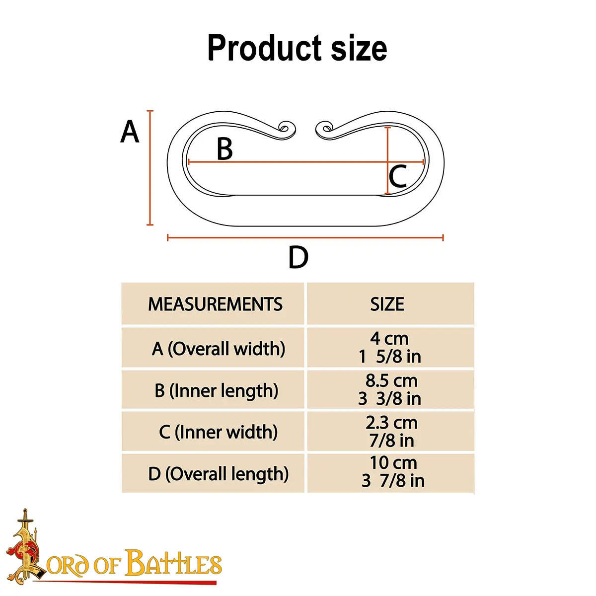 Medieval Germanic Style Iron Fire Striker Medieval Germanic Style Iron Fire Striker - Image 3