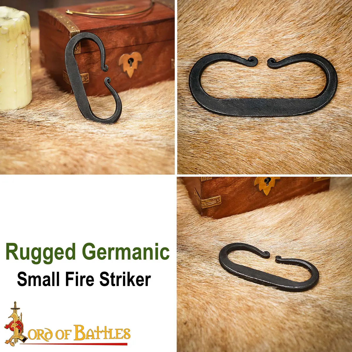 Medieval Germanic Style Iron Fire Striker Medieval Germanic Style Iron Fire Striker - Image 6
