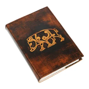 Celtic Boar Leather Bound Writing Journal