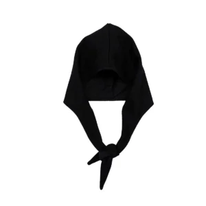Medieval Wool Hood with Tie Strings – Warm Lined Cap