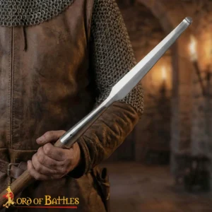 Medieval Spear Head - Hand-Forged Carbon Steel Blade