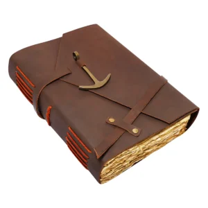 The Seafarer Leather Journal Handcrafted Leather Diary