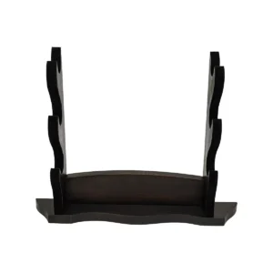 Triple Tier Handcrafted Genuine Hardwood Axe / Sword Stand