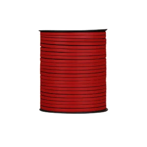 Red Spool Leather Cord 50 meters