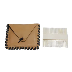 Viking Double Sided Bone Comb Grooming Tool for Beard and Hair