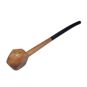 Shire Churchwarden Long Stem Smoking Pipe With Brass Mesh