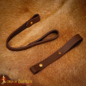 Adjustable  Handcrafted Leather Sword Hanger- Authentic Medieval Style, LARP, SCA, Stage, Display