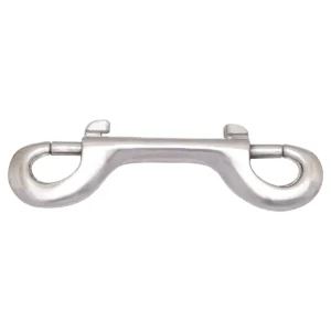 Double-Ended Nickle Plated Dog Lead Clip -  Durable & Versatile