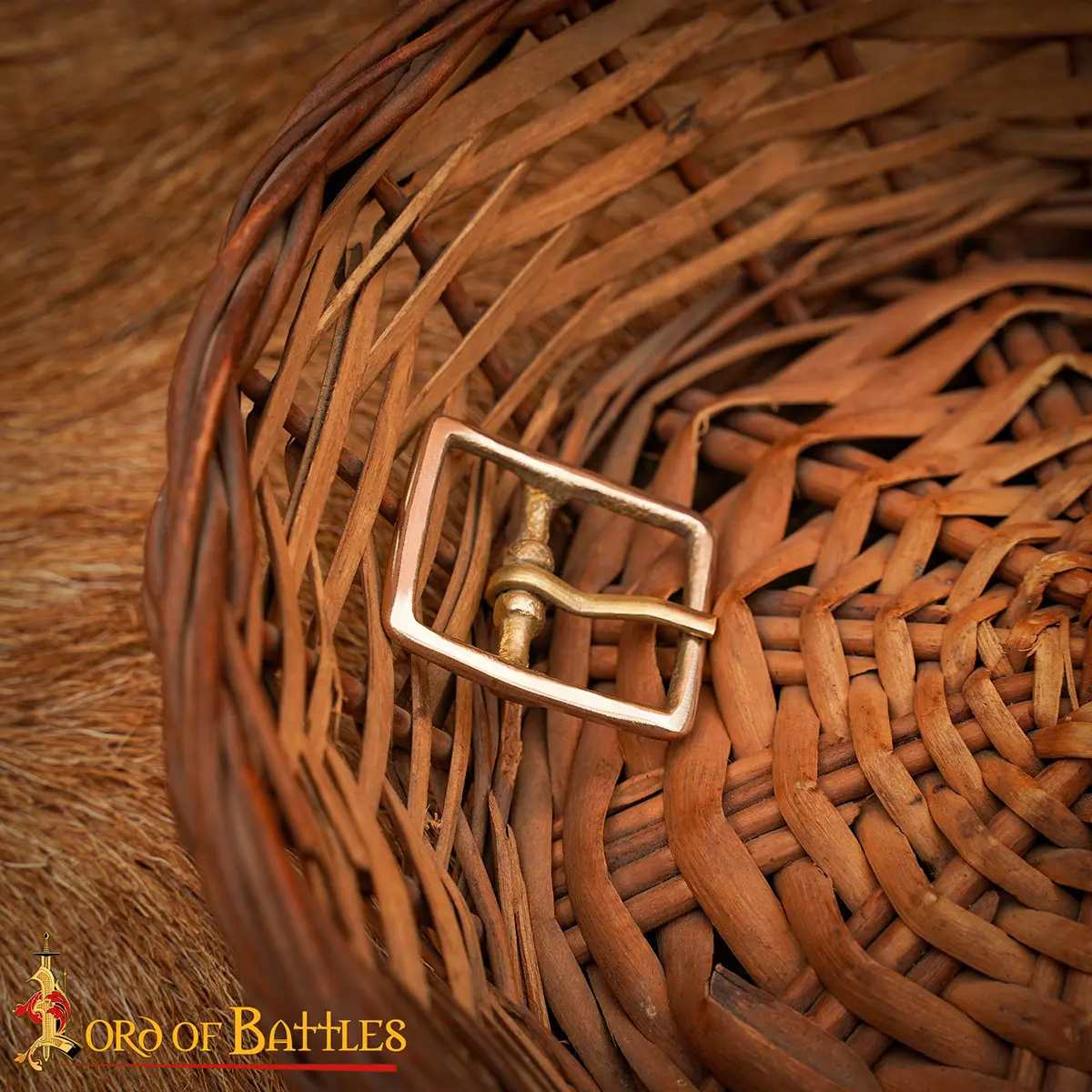 Brass Rectangle Belt Buckle Brass Rectangle Belt Buckle - Image 4