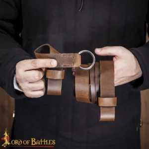 Medieval Leather Sword Hanger Belt