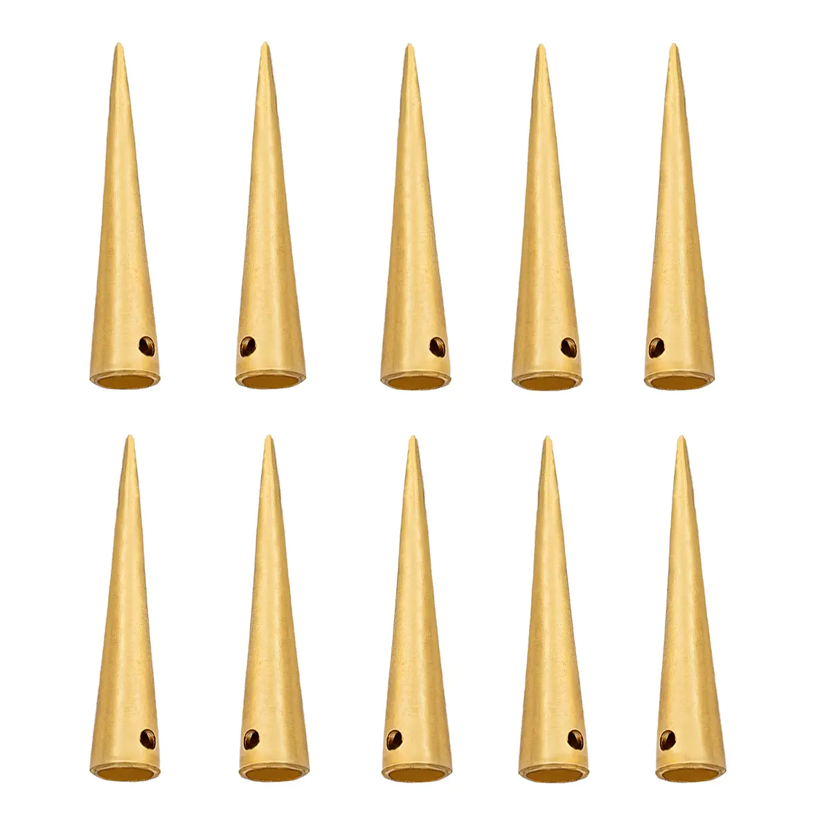 Medieval Brass Aiglets – Set of 10 Sturdy Lacing Tips (2.6 cm) Medieval Brass Aiglets – Set of 10 Sturdy Lacing Tips (2.6 cm)