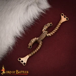 Viking Cloak Clasp Lost-Wax Bronze