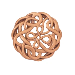 9th–10th Century Celtic Bronze Buckle Knot Design for 2.5 cm Belt