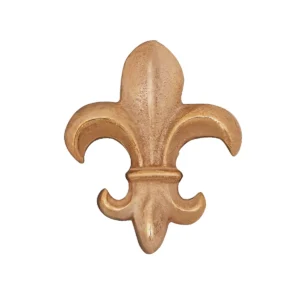 Lost-wax Cast Bronze Fleur de Lys Belt Mount