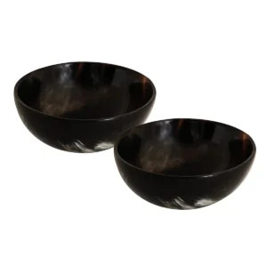 Premium Viking Ox Horn Bowl – Handcrafted Medieval Dish