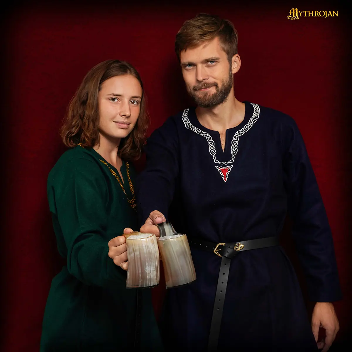 Set of 2 Viking Horn Ale Mugs – Handcrafted Ox Horn Mead Tankards with Handle (4.5″ / 250 ml) Set of 2 Viking Horn Ale Mugs – Handcrafted Ox Horn Mead Tankards with Handle (4.5″ / 250 ml) - Image 8