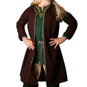 Viking Wool Coat Kaftan Style
