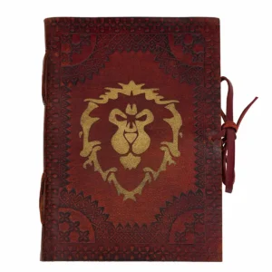 Lion Crest Leather Journaling Notebook