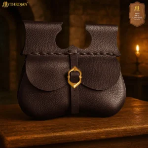 Medieval Kidney Pouch - Leather Belt Pouch