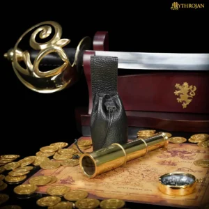 Mythrojan Pirate’s Spyglass Drawstring Belt Pouch
