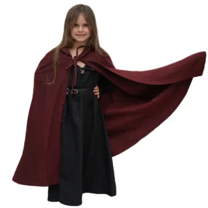 Medieval Hooded Cape 100% Cotton Cloak for LARP, SCA & Renaissance Fairs