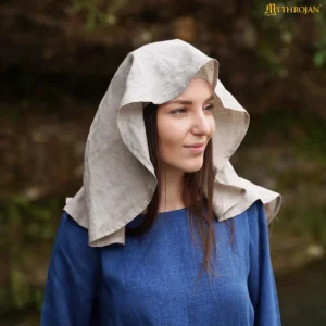 Medieval Linen Veil for Reenactment and LARP