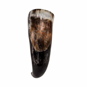 Medieval Drinking Horn 400 – 500 ML Handcrafted Real Ox Horn