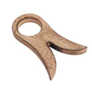 Medieval Functional Wooden Horn Stand Handmade from Genuine Wood