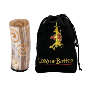 Beer Horn Mug Tumbler Spiral Design