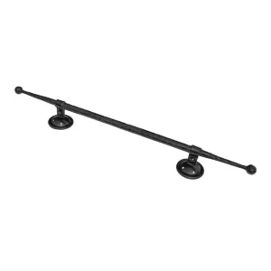 Medieval Style Castle Door Handle: Solid Hand Forged Iron