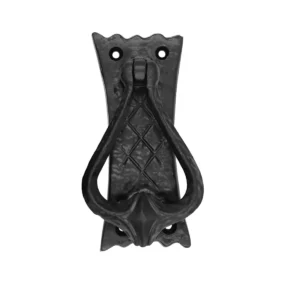 Bedroom Door Knocker Antique Black Solid CAST Iron - 4.7"