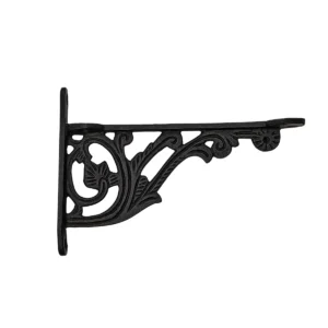 Rustic Cast Iron Shelf Brackets : Ideal for Victorian, Colonial, Retro, Steampunk, Gothic, Baroque , and Medieval Settings (1 5. 5 x 10.6 ) cm