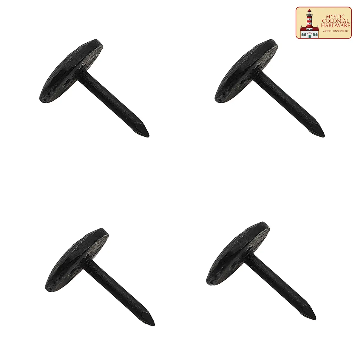 Nails Iron Long Round Clavos Decorative Nails, Hand Forged, Natural Oil Blackened Finish Nails Iron Long Round Clavos Decorative Nails, Hand Forged, Natural Oil Blackened Finish - Image 4