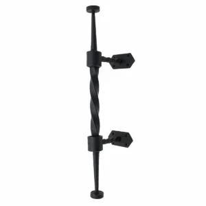 Medieval Style Castle Door Handle: Solid Hand Forged Iron