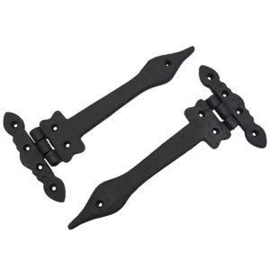 Professional Grade Quality Solid Heavy Duty Screen Door Hinges with Pair Oil Blackened Finish
